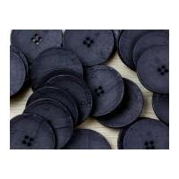 Impex Round Canvas Look Buttons Grey