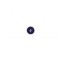 Impex Round Debossed Flower Buttons Dark Blue