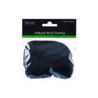Impex Natural Wool Roving Black