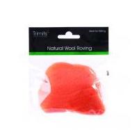 Impex Natural Wool Roving Orange