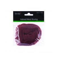 Impex Natural Wool Roving Chocol...