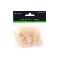 impex natural wool roving cream