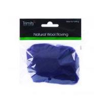 Impex Natural Wool Roving Plum