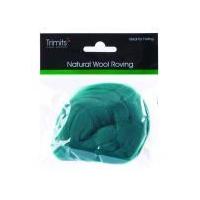 Impex Natural Wool Roving Grass Green