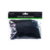 Impex Natural Wool Roving Black