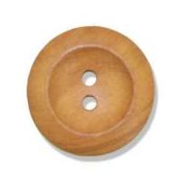 Impex Olive Wood Buttons 25mm Natural