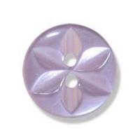 Impex Polyester Star Buttons 10mm Lilac