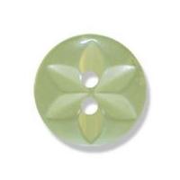 Impex Polyester Star Buttons 10mm Pale Green