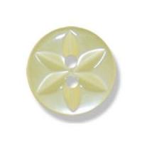 Impex Polyester Star Buttons 10mm Yellow