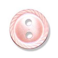 impex cut edge polyester buttons 13mm pale pink