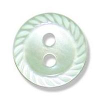 Impex Cut Edge Polyester Buttons 17mm Pale Green