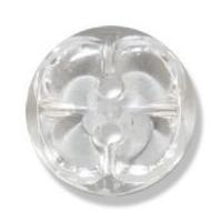 impex crystal acrylic buttons 18mm clear