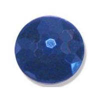 impex faceted shank buttons 13mm navy