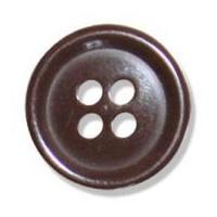 impex 4 hole jacket buttons 28mm brown