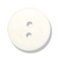 Impex Matt Smartie Buttons 21mm White