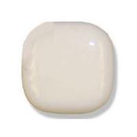 Impex Shiny Square Shank Buttons 16mm White