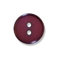 impex 2 hole flat top narrow rim buttons 11mm burgundy