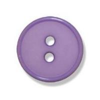 impex 2 hole flat top narrow rim buttons 18mm lilac