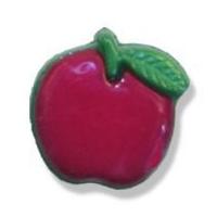 Impex Apple Shape Buttons Red