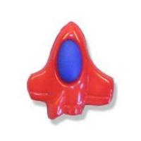 Impex Spaceship Shape Buttons Red/Purple
