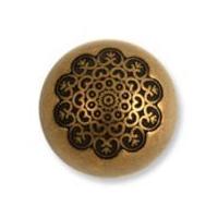 Impex Metal Dome Buttons 24mm Bronze