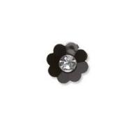 Impex Iridescent Faceted Buttons Black