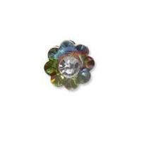 impex iridescent faceted buttons grey