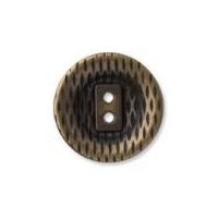 Impex Textured Metal 2 Hole Buttons Bronze