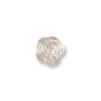Impex 3D Rose Shape Buttons White