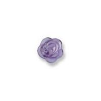 Impex 3D Rose Shape Buttons Purple