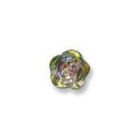 Impex 3D Rose Shape Buttons Green