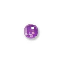 Impex Hi Gloss Faceted Shank Buttons Purple