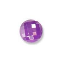 Impex Hi Gloss Faceted Shank Buttons Purple