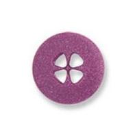 impex round glitter buttons purple