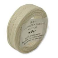 Impex Waxed Linen Thread 23m Natural