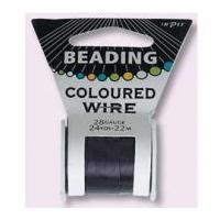 impex 28 gauge copper beading wire 22m purple