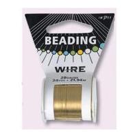 Impex 28 Gauge Copper Beading Wire 22m Gold