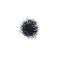 Impex Craft PomPoms Metallic Black/Silver