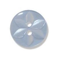 Impex Polyester Star Buttons 13mm Pale Blue