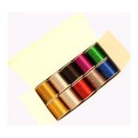 Impex Metallic Embroidery Thread 1800m Assorted Colours