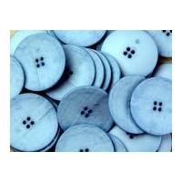 impex round canvas look buttons light blue