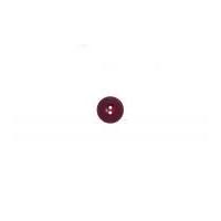 Impex Round Debossed Flower Buttons Burgundy