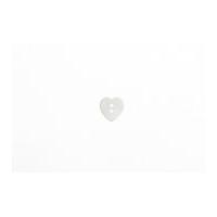 impex dyed heart agoya shell buttons white