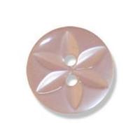 Impex Polyester Star Buttons 10mm Pale Pink