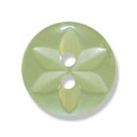 Impex Polyester Star Buttons 13mm Pale Green