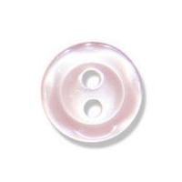 Impex Scalloped Edge Polyester Buttons 13mm Pale Pink