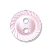 Impex Cut Edge Polyester Buttons 10mm Pink