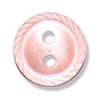 impex cut edge polyester buttons 17mm pale pink