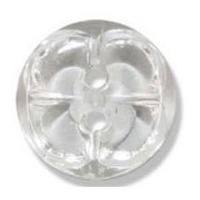 Impex Crystal Acrylic Buttons 21mm Clear