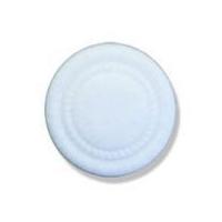 Impex Matt Shank Double Rim Buttons White